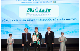 ​Sữa dinh dưỡng BIOLAIT vinh dự nhận giải thưởng Thương Hiệu Số 1 Việt Nam 2024 - Viet Nam No.1 Brand Awards 2024